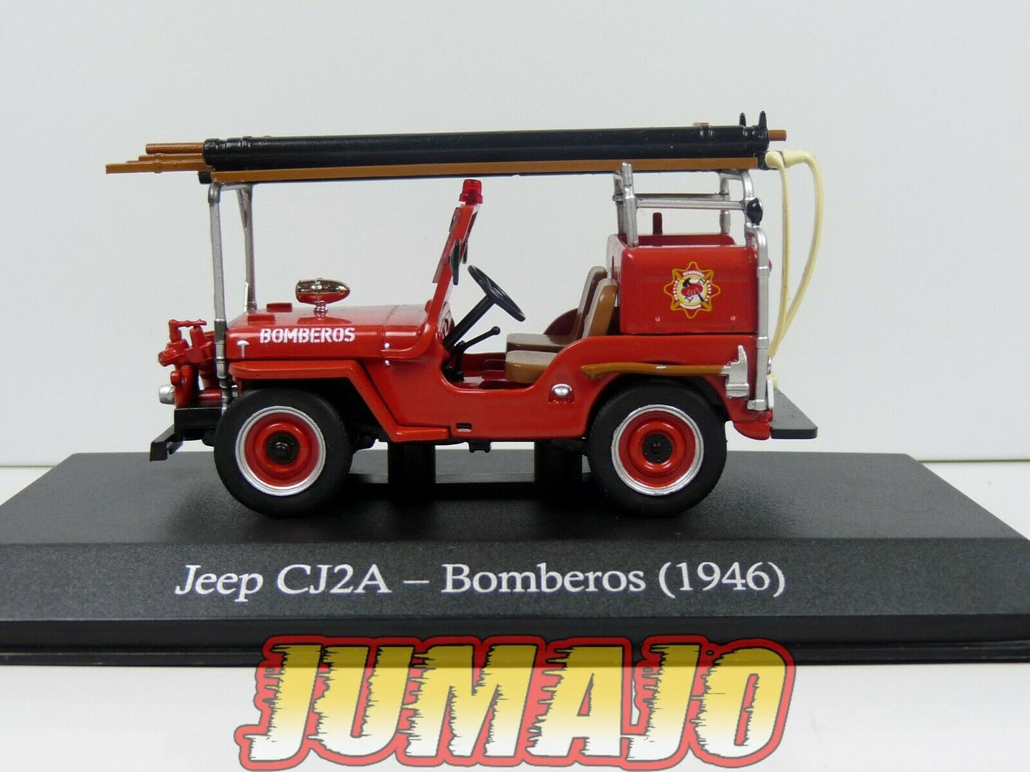 SER11 1/43 SALVAT Vehiculos Servicios jeep CJ12A willys Bomberos pompiers 1946
