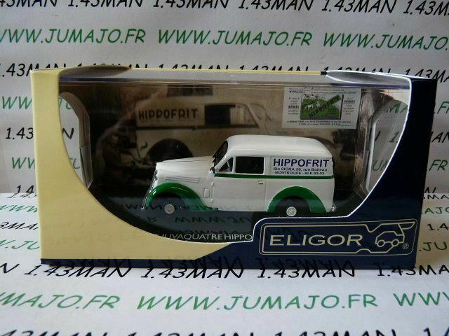 PIT96 Voiture 1/43 ELIGOR : RENAULT Juvaquatre Hippofrit Huile de panne