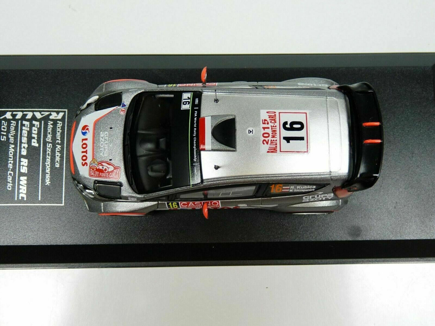 RD10 voiture 1/43 IXO Direkt Rallye FORD FIESTA RS WRC Monte Carlo 2015 Kubica