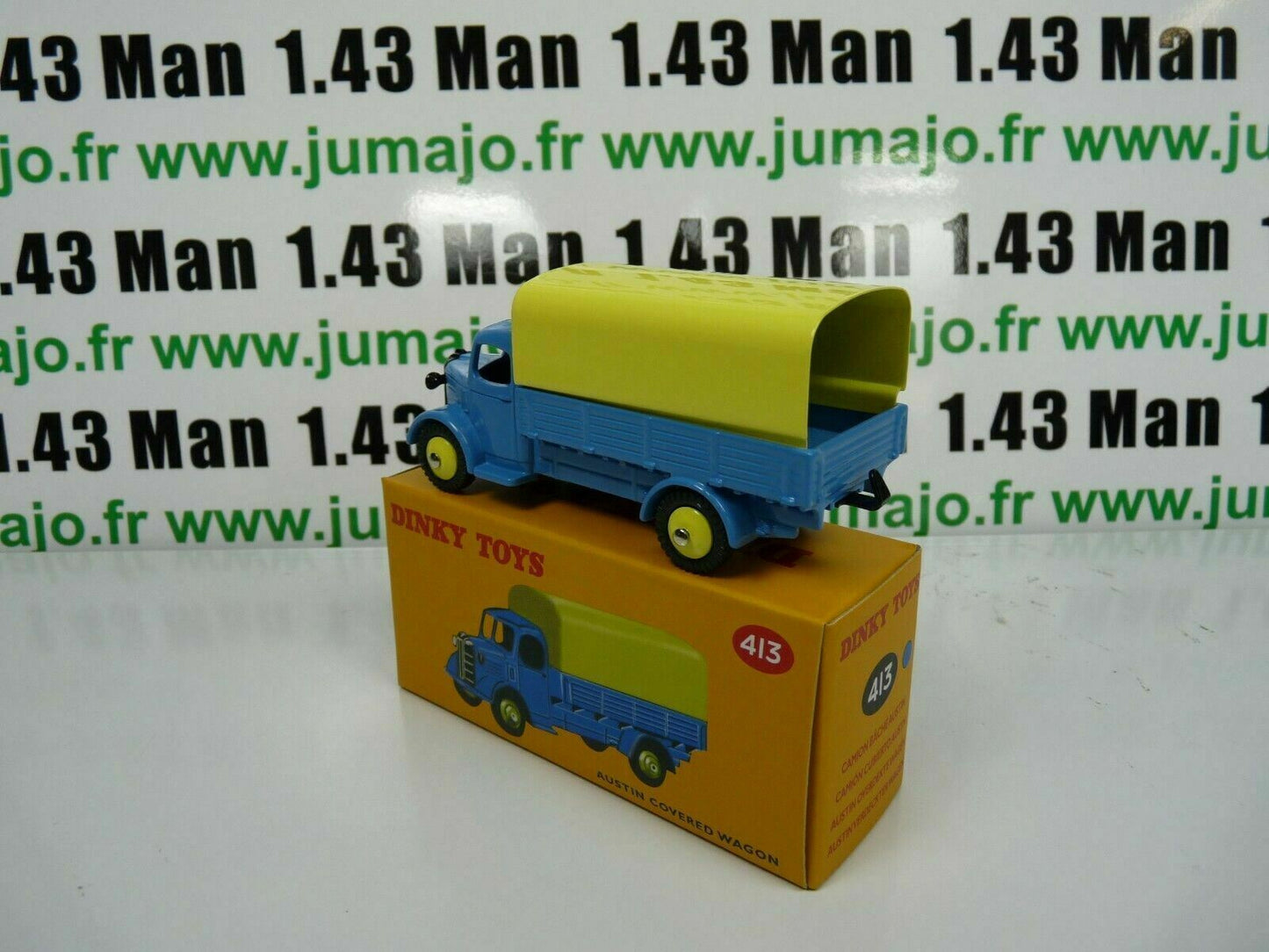 DT55 Voiture réédition DINKY TOYS atlas : 413 Austin Covered Wagon UK