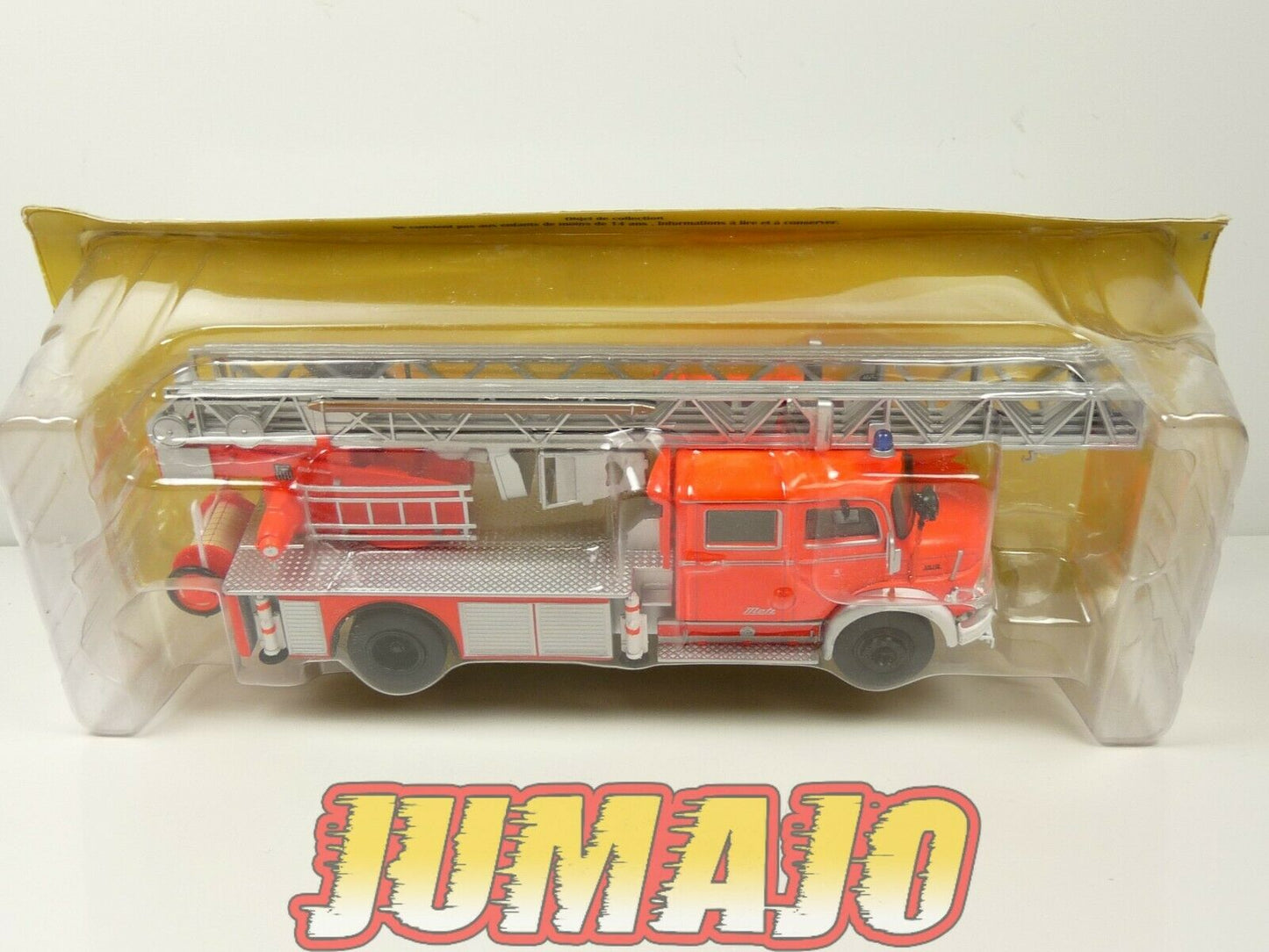 CP4 camion POMPIER 1/43 IXO salvat MERCEDES L1519 grande échelle