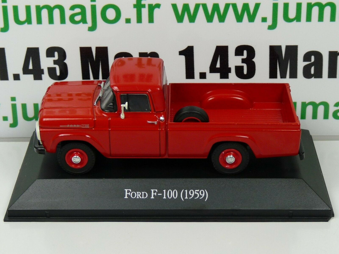 LOT 2 Voiture 1/43 SALVAT Autos Inolvidables : FORD F100 Pick-Up 1959 IKA Baqueano