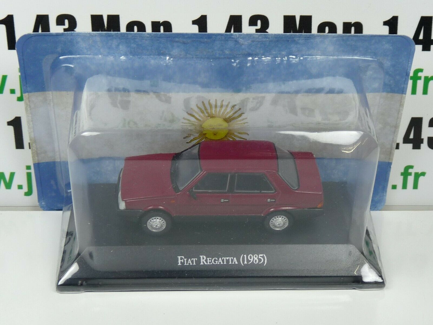 LOT 3 Voitures 1/43 SALVAT Autos Inolvidables : FIAT 125 / 147 / regatta