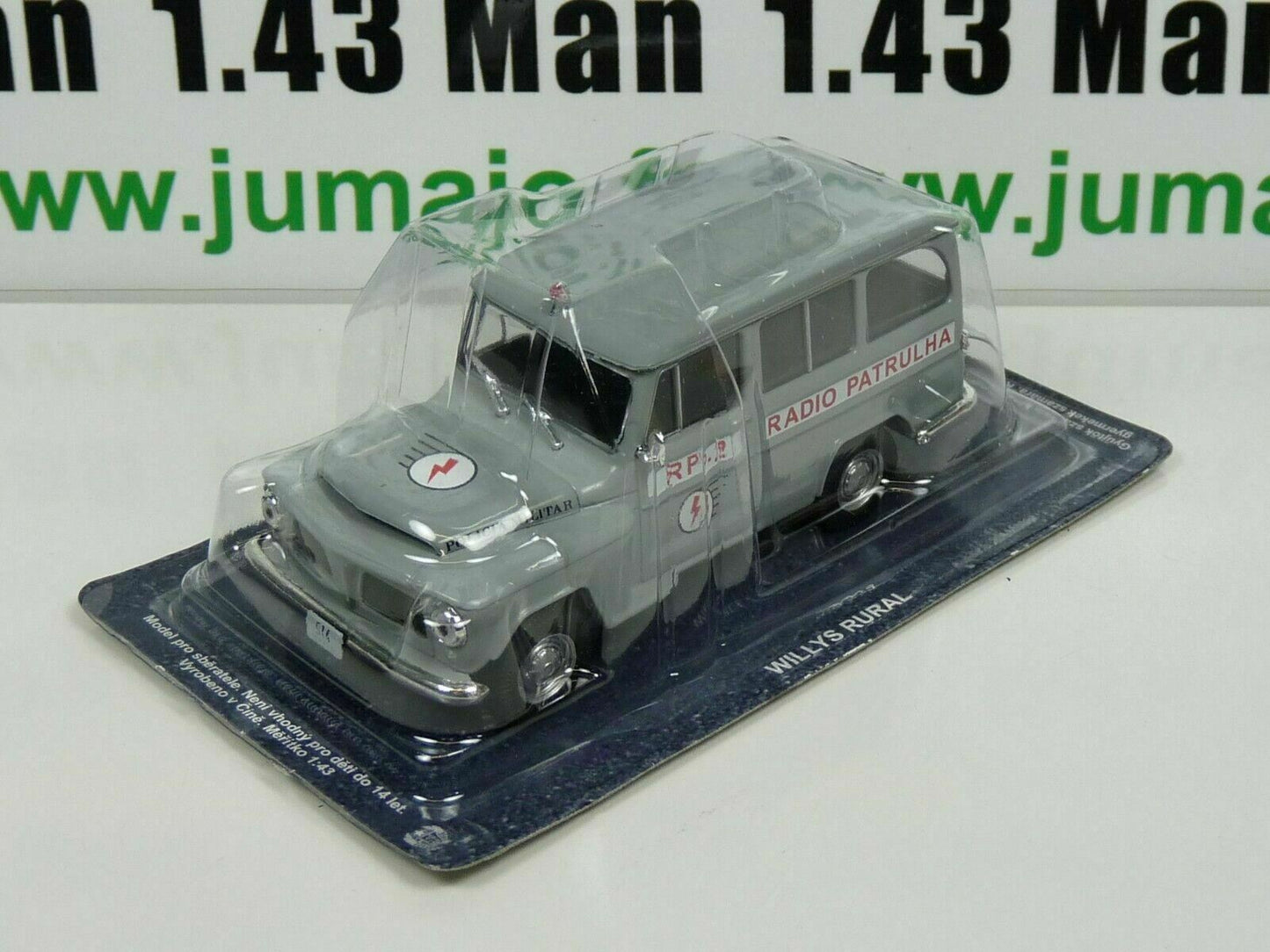 PM40 1/43 IST deAgostini Police du Monde : 4X4 WILLYS rural Ford BRESIL