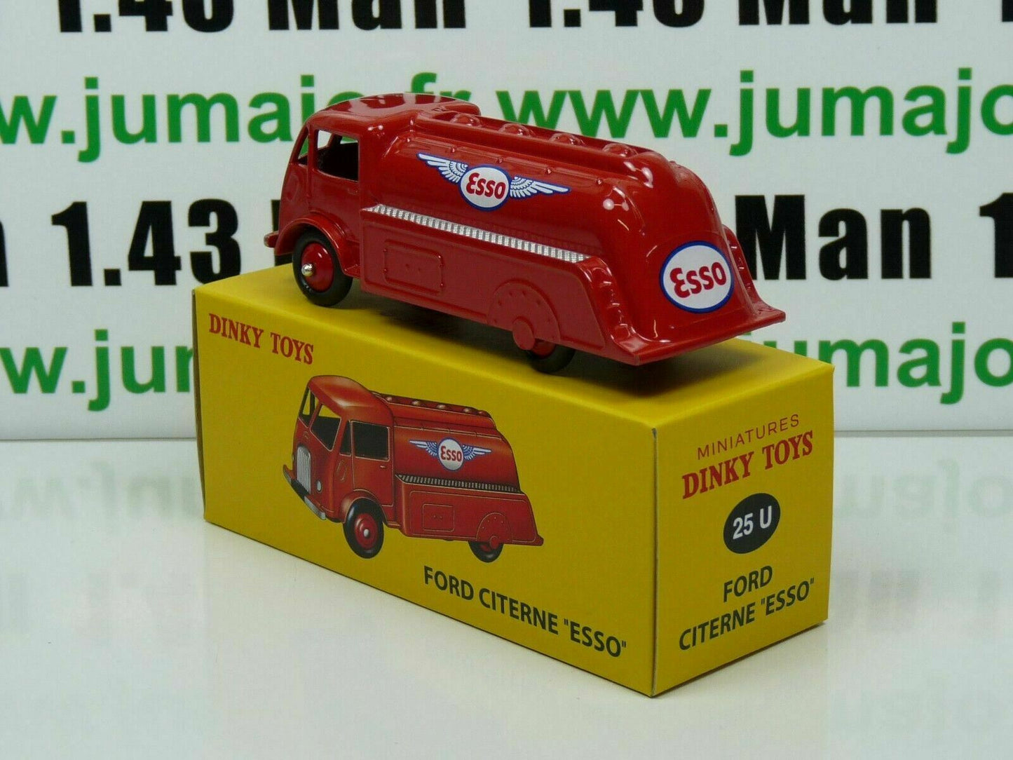 DT101 Voiture réédition DINKY TOYS atlas : 25U Ford Citerne Esso