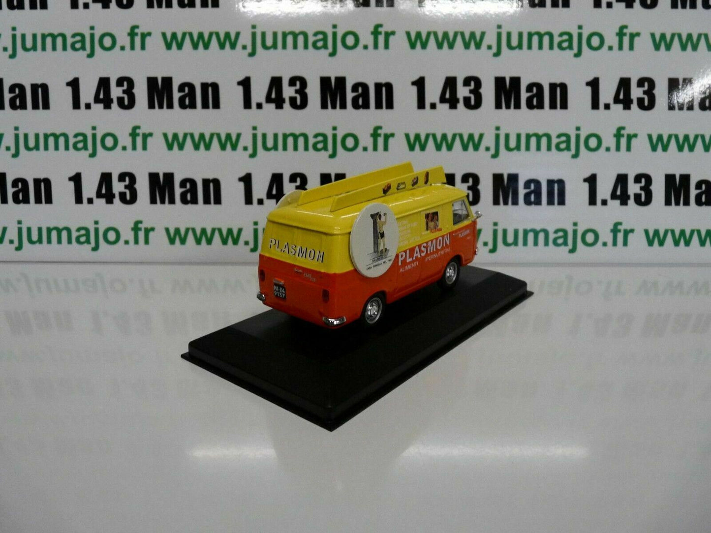 lot 4 1/43 IXO Altaya camionnette FIAT Alfa Roméo Lavazza Ferrero Plasmon Charms