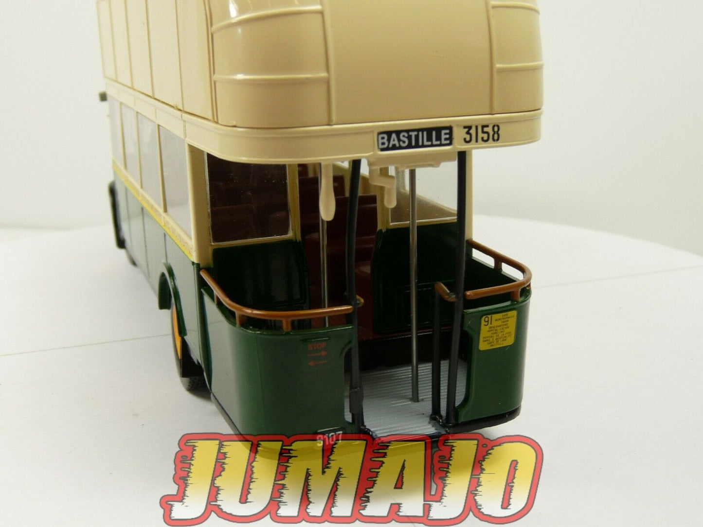 BUS70 Bus 1/43 IXO Hachette RENAULT TN4F (a gas) 105 Ligne 91 1940 France