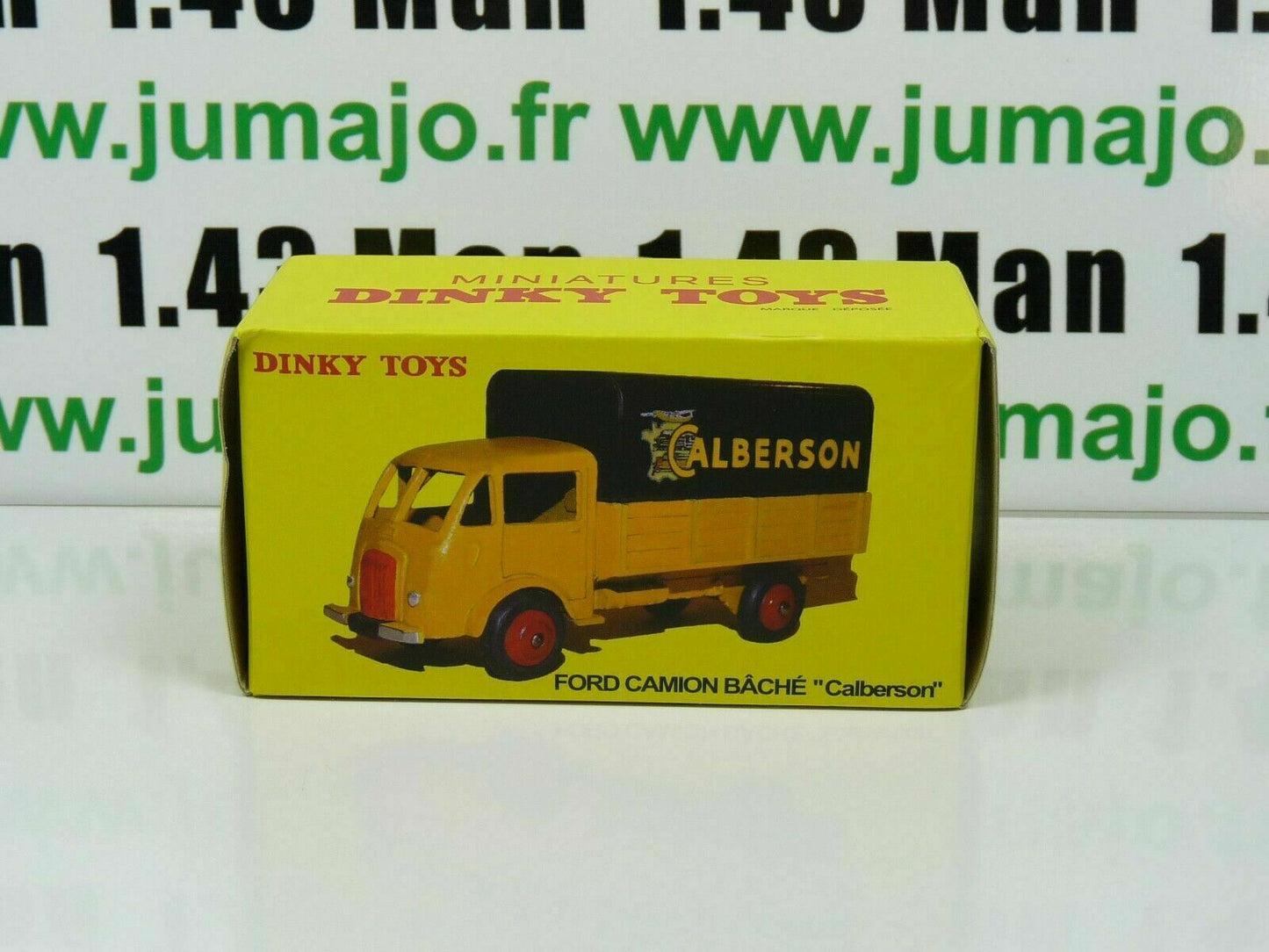 DT88 Camion réédition DINKY TOYS Atlas : FORD bâché CALBERSON 25JJ