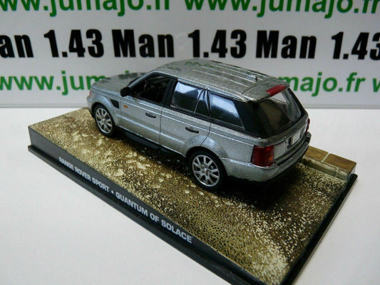 JB79 voiture 1/43 IXO 007 JAMES BOND RANGE ROVER SPORT gris quantum of solace