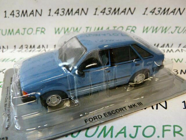 PL44 Voiture 1/43 IXO IST DeAgostini POLOGNE : FORD Escort 1.3 L MK III