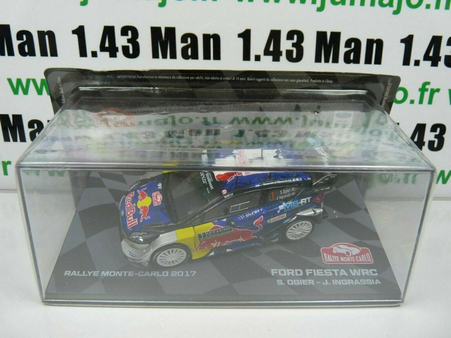 RMIT12 1/43 IXO Rallye Monte Carlo : FORD Fiesta WRC 2017 #1 S.Ogier