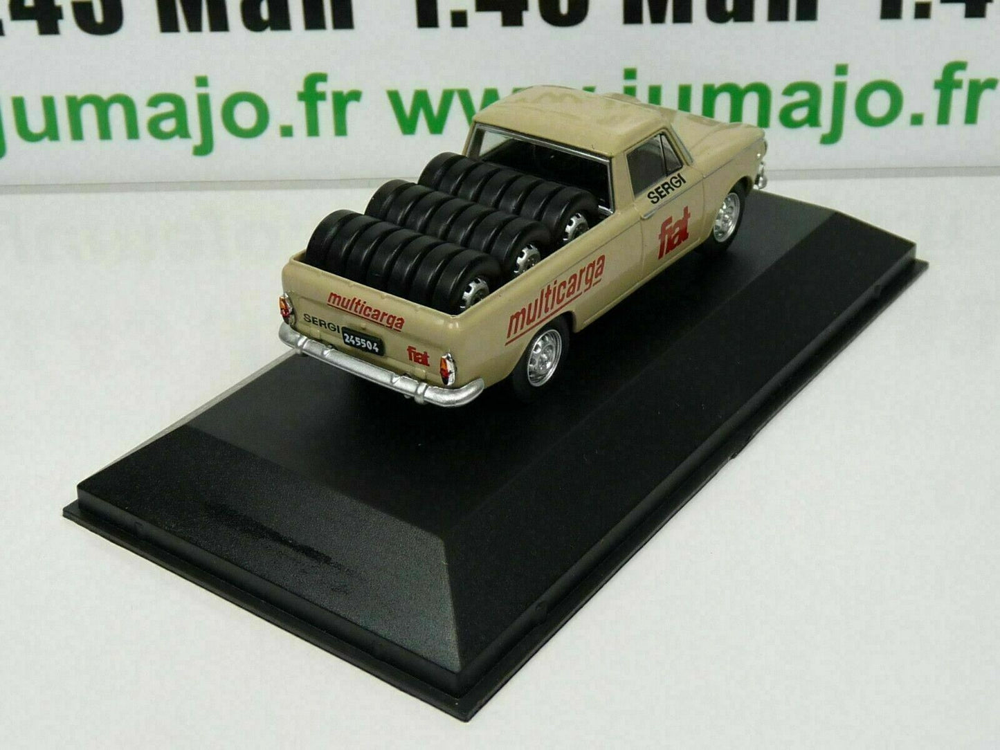 LOT 2 Voitures 1/43 SALVAT : Fiat 125 Multicarga pick-up 1965 et 1973