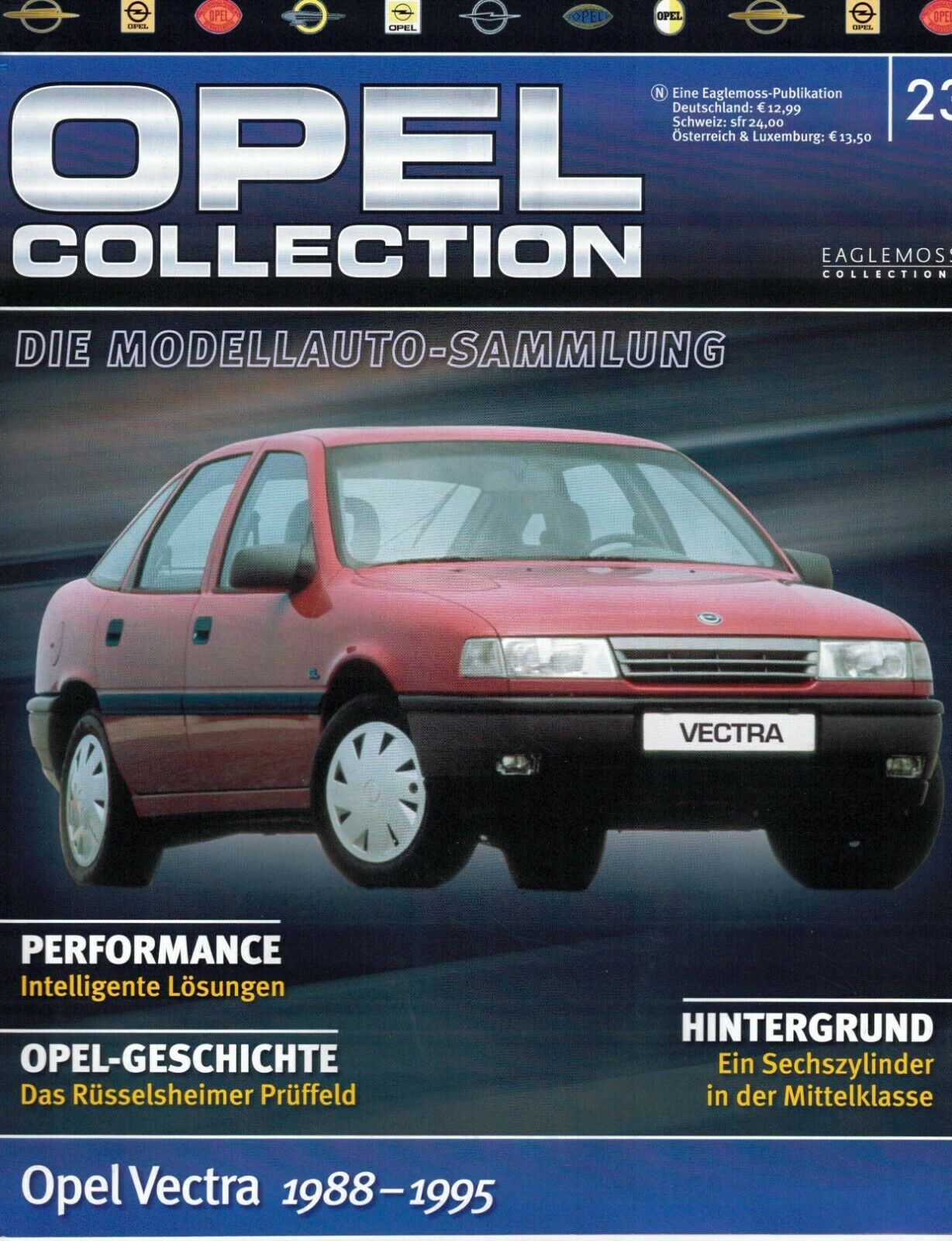 LOT 11 FASCICULES eaglemoss OPEL (en allemand) 19,23,25,48,49,51,55,61,64,69,78