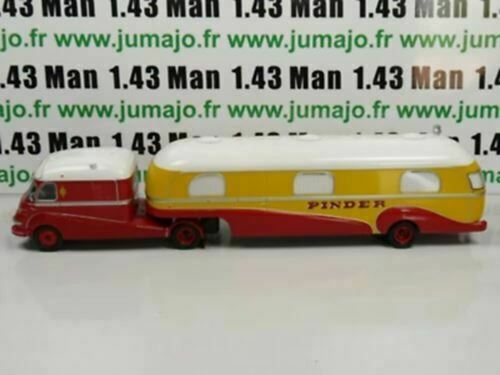 PIN3 + PIN4 1/43 IXO CIRQUE PINDER : Ensemble Camion Directeur assomption