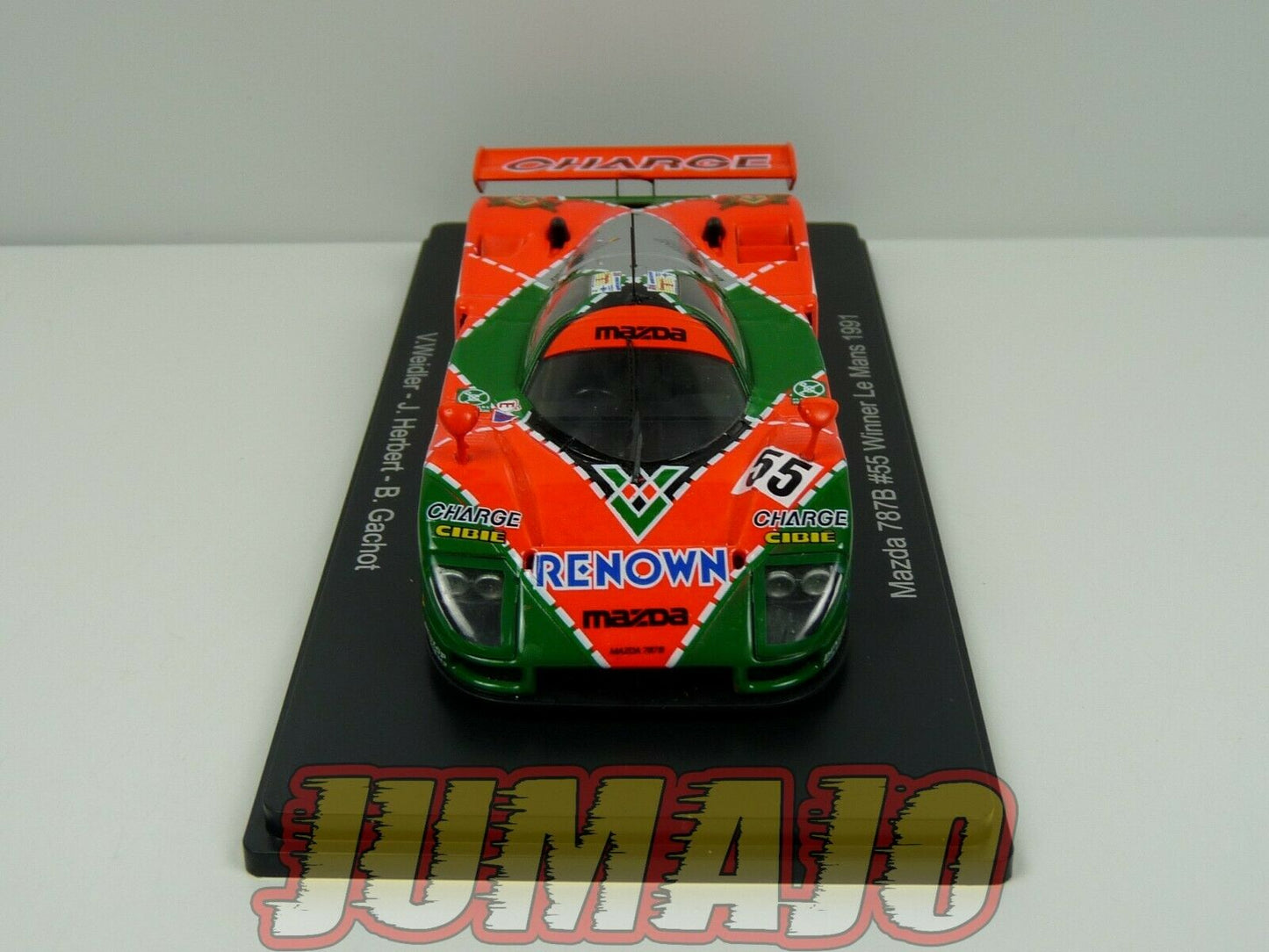 24H83 1/43 HACHETTES 24 Heures Le Mans : Mazda 787B 55 Winner 1991 Weidler