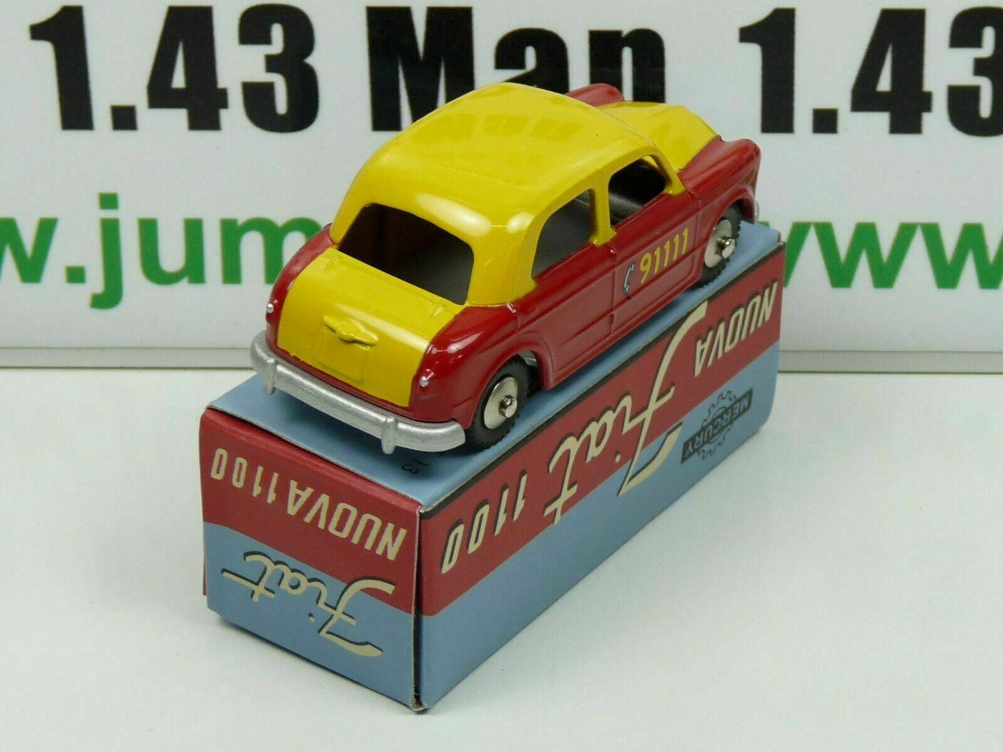 MRY3 Voiture 1/48 MERCURY hachette : Fiat Nuova 1100 Taxi de Berne n°13