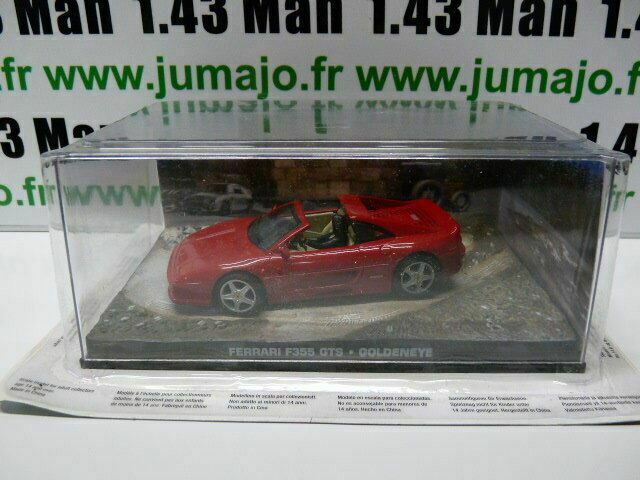 JB10 voiture 1/43 IXO 007 JAMES BOND : FERRARI F355 GTS