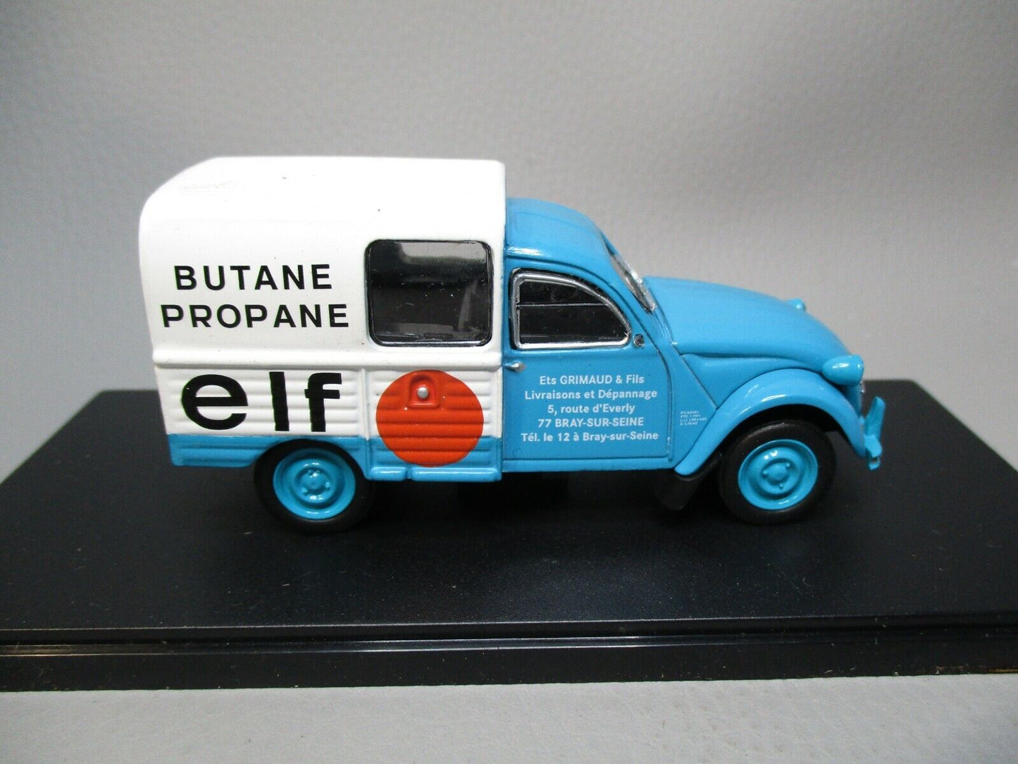 2CVAP65 Voiture 1/43 ELIGOR Auto plus : CITROEN 2CV AKS 400 Elf Services