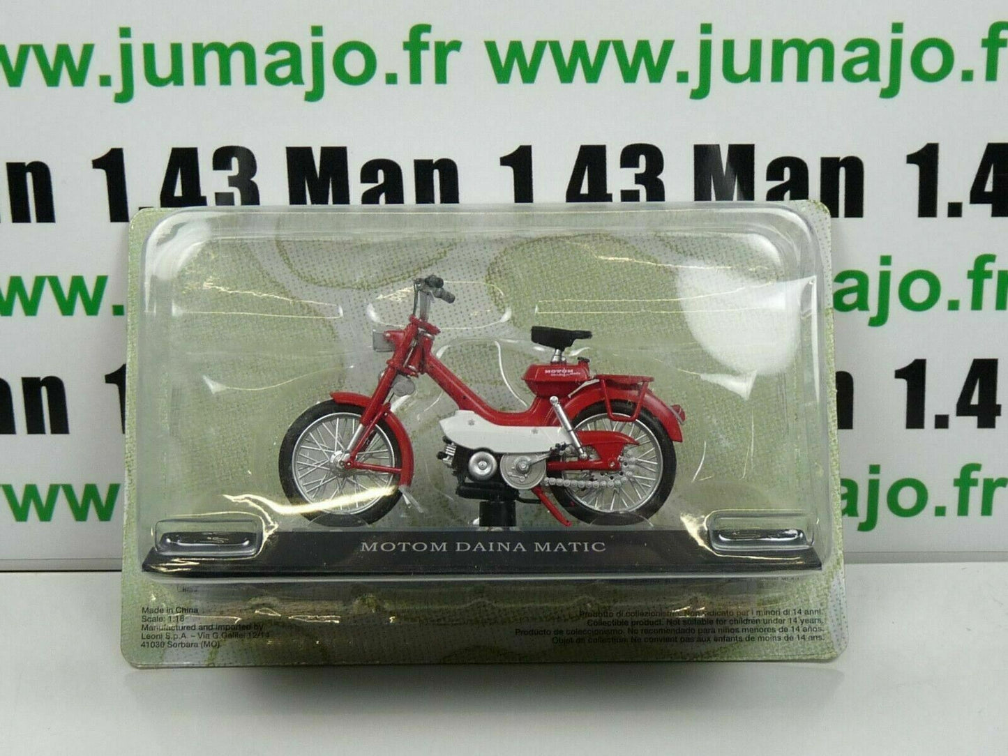 MOB3 MOTO mobylette ITALIE Leo models 1/18 : MOTOM DAINA MATIC