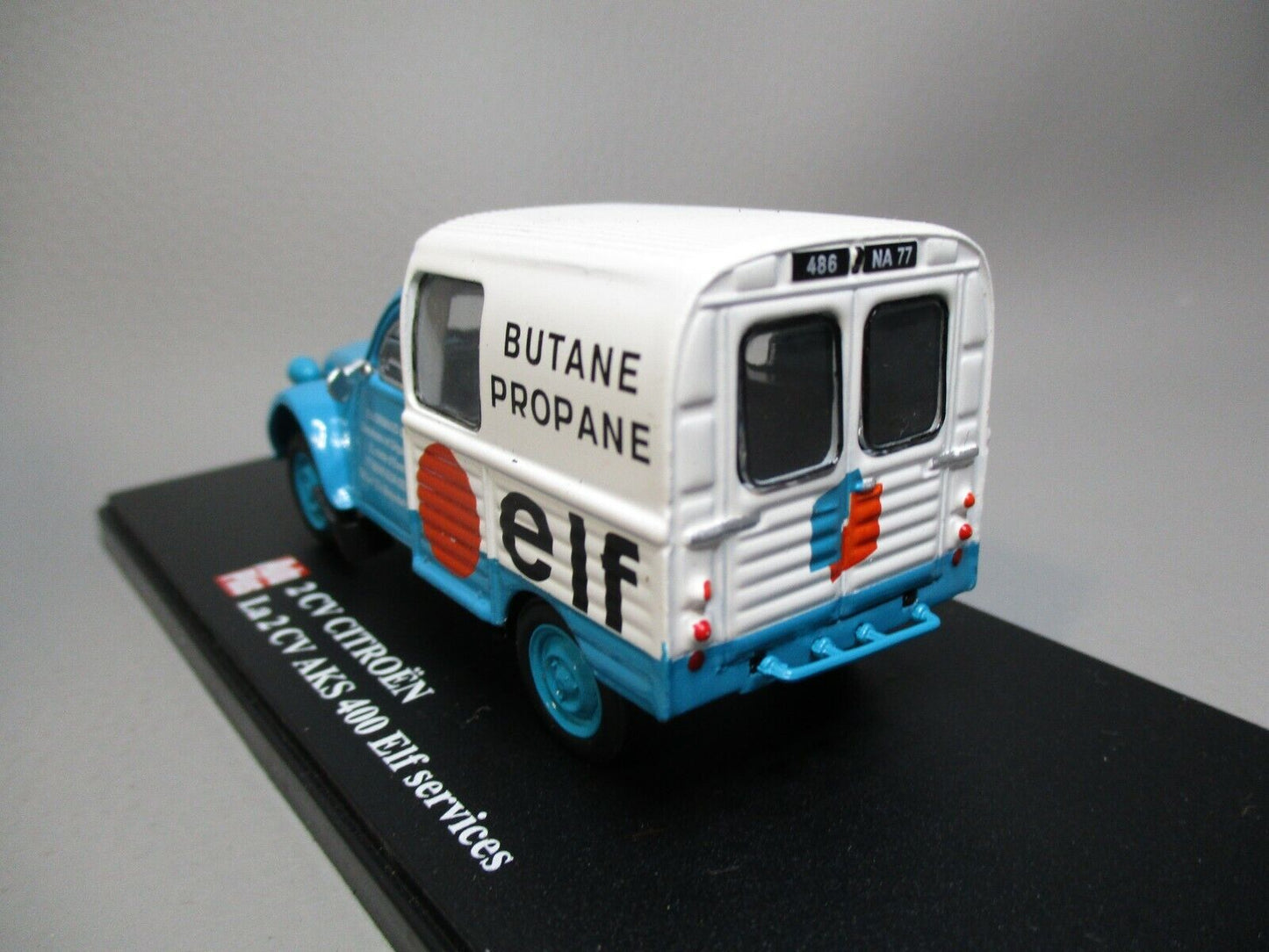 2CVAP65 Voiture 1/43 ELIGOR Auto plus : CITROEN 2CV AKS 400 Elf Services