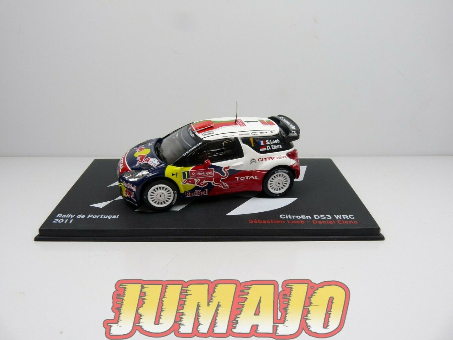 RP54 voiture 1/43 IXO Altaya Passion Rallye CITROEN DS3 WRC 2011 #1 S.Loeb Portugal
