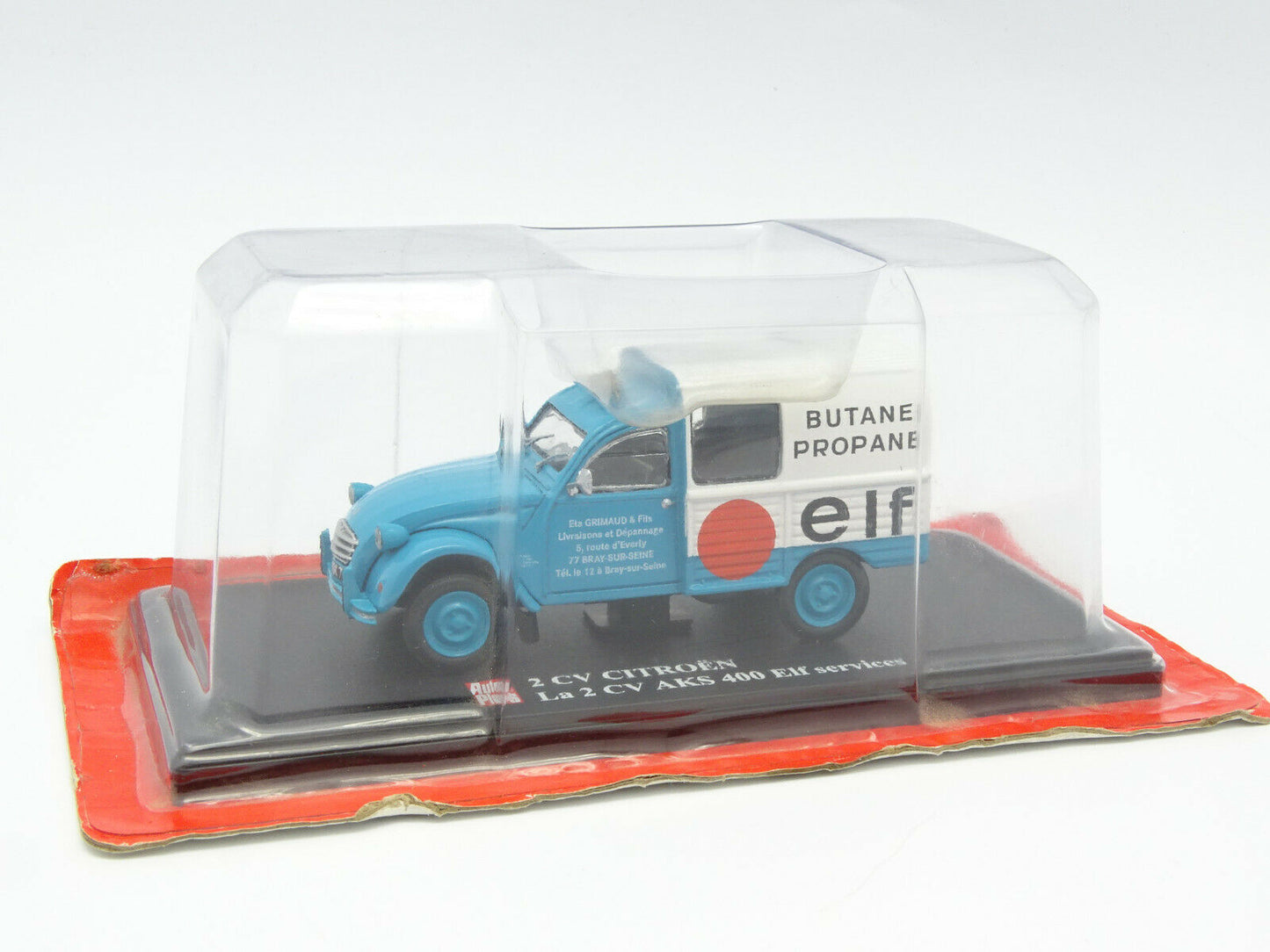 2CVAP65 Voiture 1/43 ELIGOR Auto plus : CITROEN 2CV AKS 400 Elf Services