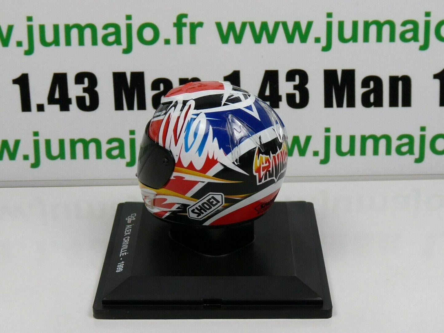 CM18 CASQUE MOTO GP 1/5  : ALEX CRIVILLE 1999