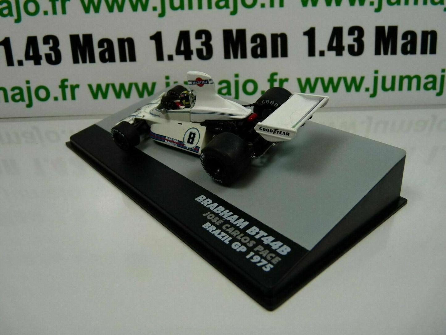 FOR19 eaglemoss 1/43 F1 BRESIL Formule 1 BRABHAM FORD BT44B J.C.Brésil 1975