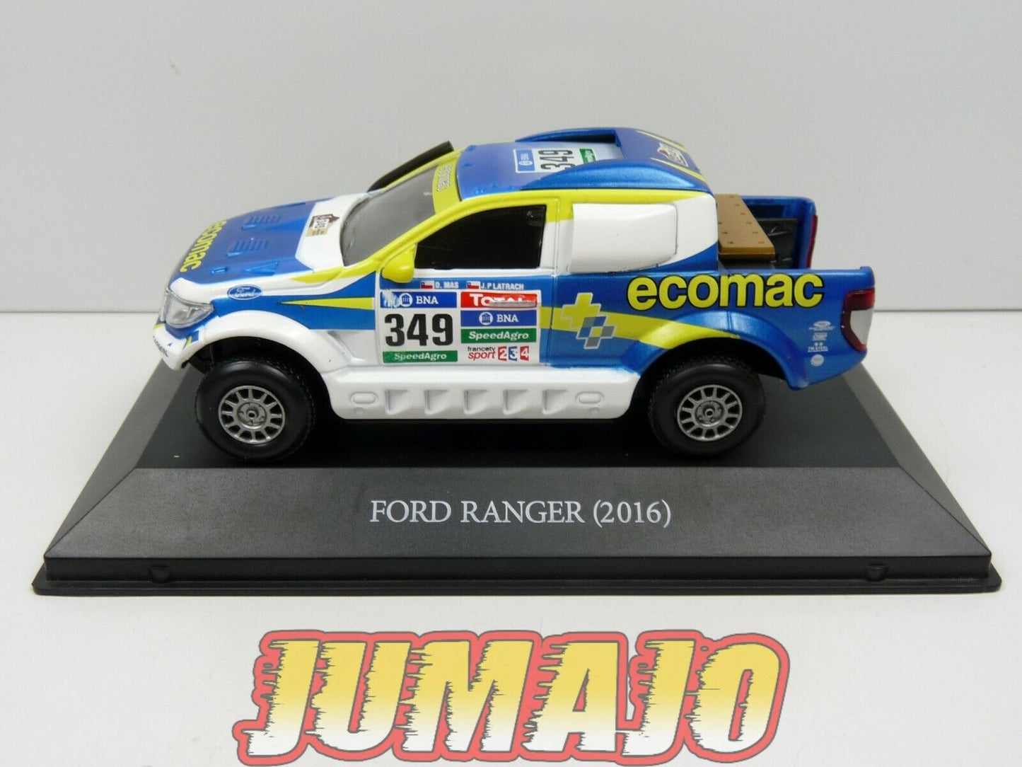 RLY19 Voiture 1/43 SALVAT Paris/Dakar : Ford Ranger Mas Platrach 2016