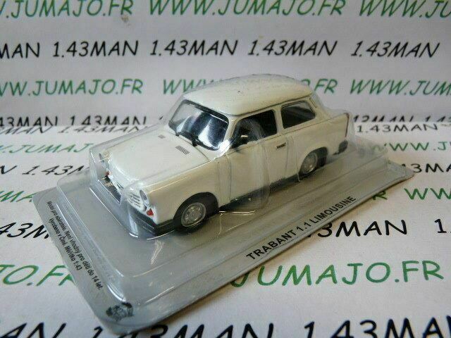 PL68 Voiture 1/43 IXO IST DeAgostini POLOGNE : TRABANT 1.1 limousine