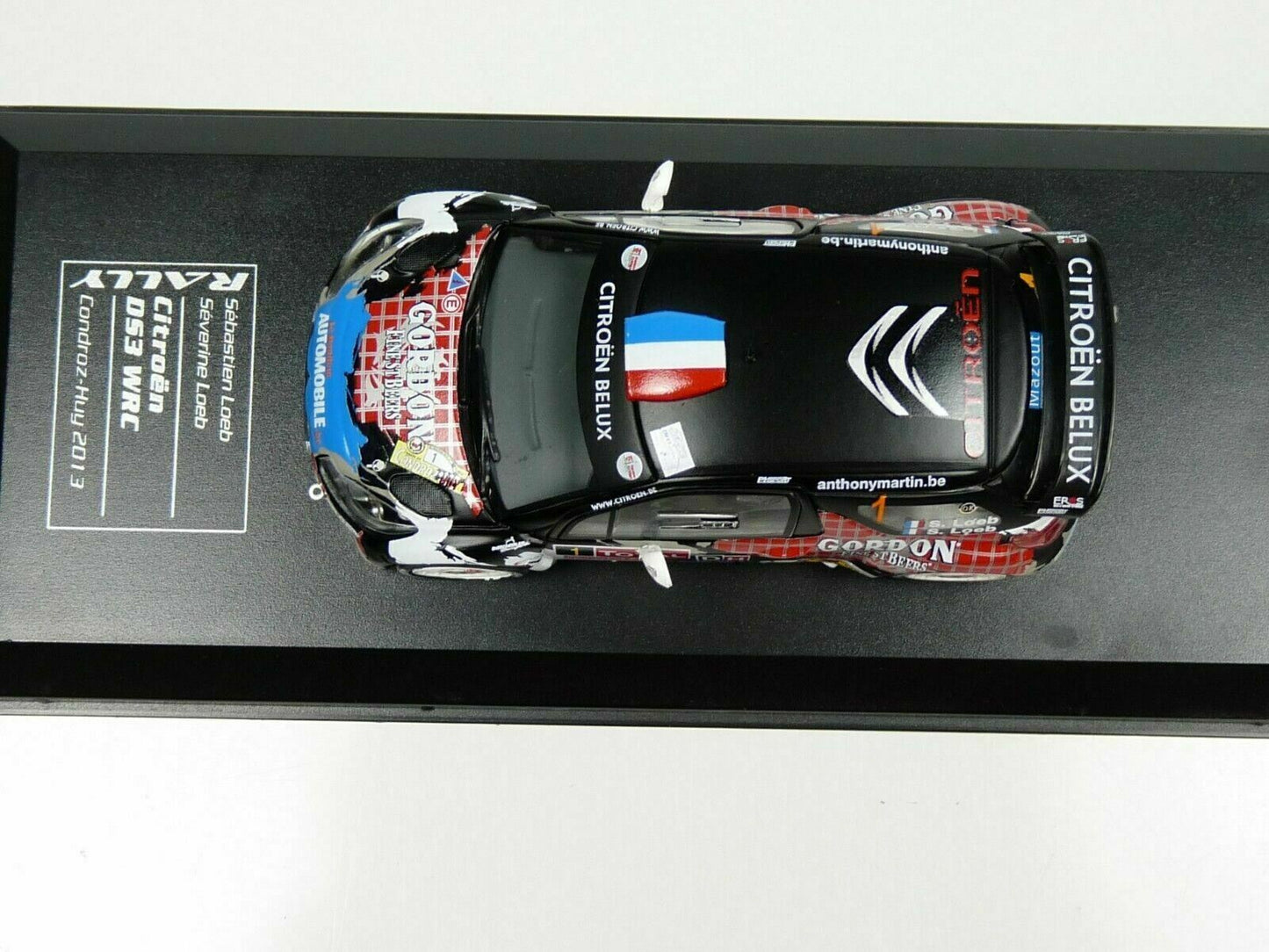 RD24 1/43 IXO Direkt Rallye : CITROËN DS3 WRC Condroz 2013 S.LOEB / S.LOEB