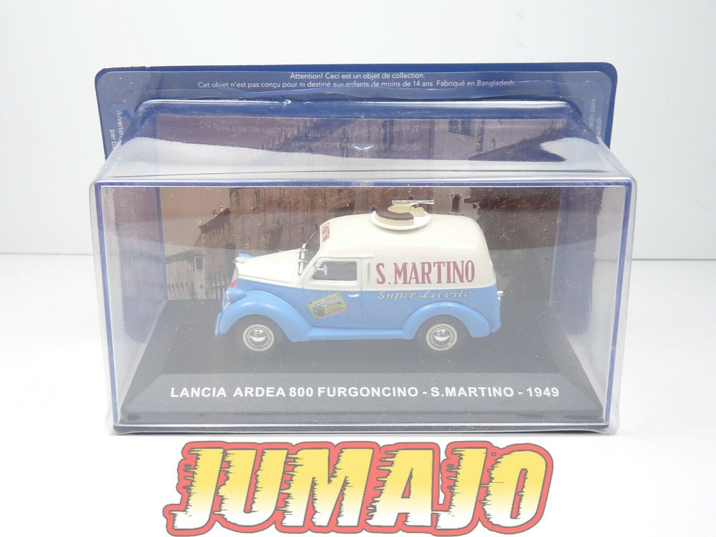 VCE7 1/43 IXO Commerciale Epoque : LANCIA ARDEA 800 FURGONCINO S.MARTINO 1949