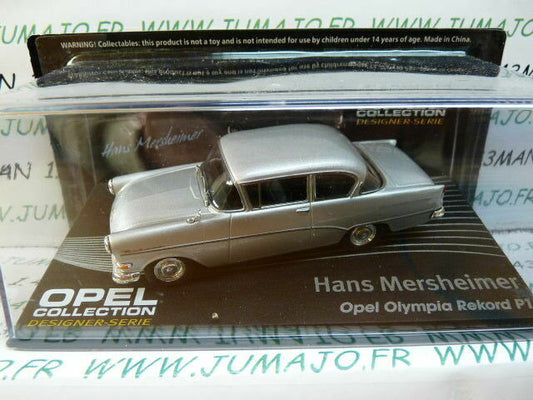 OPE123 Voiture 1/43 IXO Eaglemoss OPEL Collection : Olympia Rekord P1 H.Mersheimer