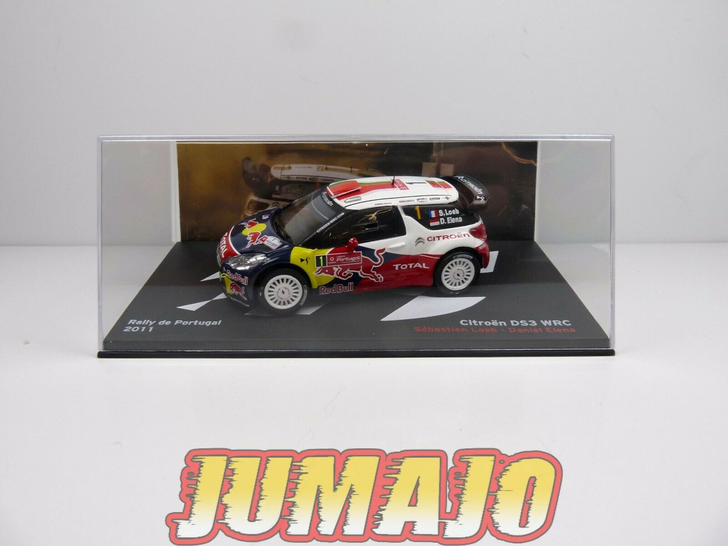 RP54 voiture 1/43 IXO Altaya Passion Rallye CITROEN DS3 WRC 2011 #1 S.Loeb Portugal