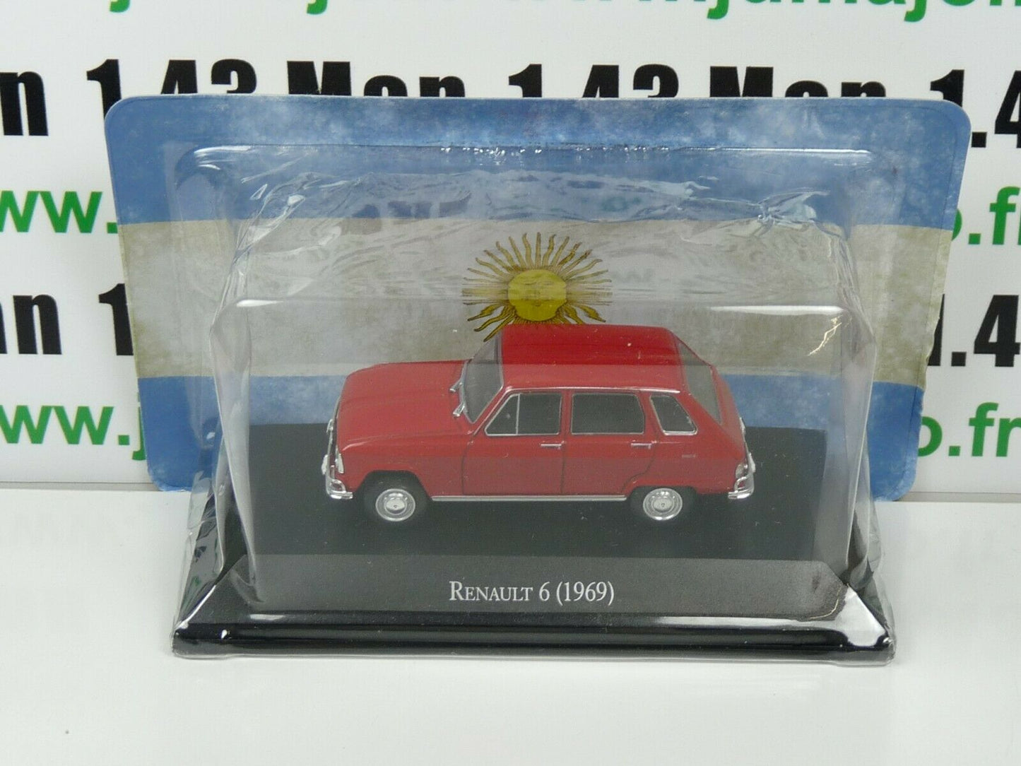 ARG27 Voiture 1/43 SALVAT Autos Inolvidables : RENAULT 6 1969