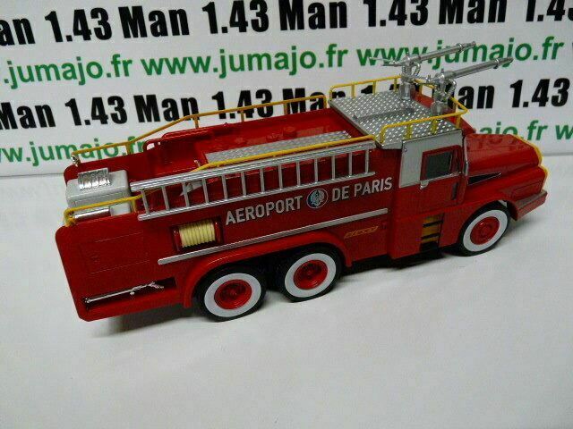 CPF60 Camion 1/43 Hachette IXO Pompiers : SIDES typ VMA 75 Willème W 8 DAE 6x6 Aéroport