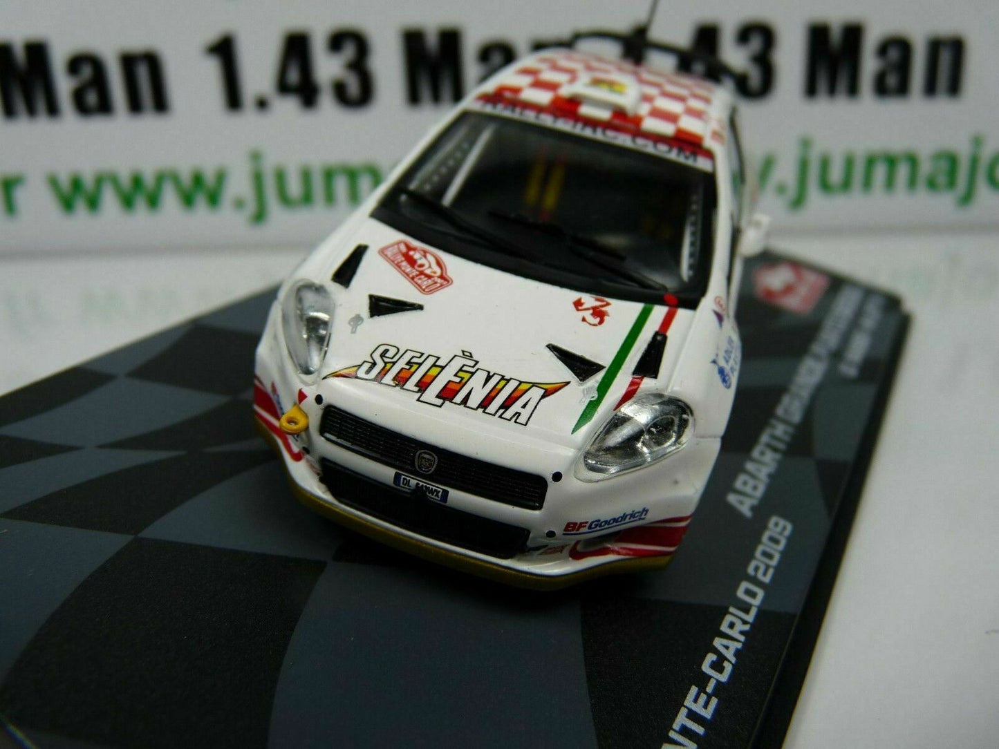 RMIT6 1/43 IXO Rallye Monte Carlo : ABARTH grande Punto S2000 2009 #2 G.Basso