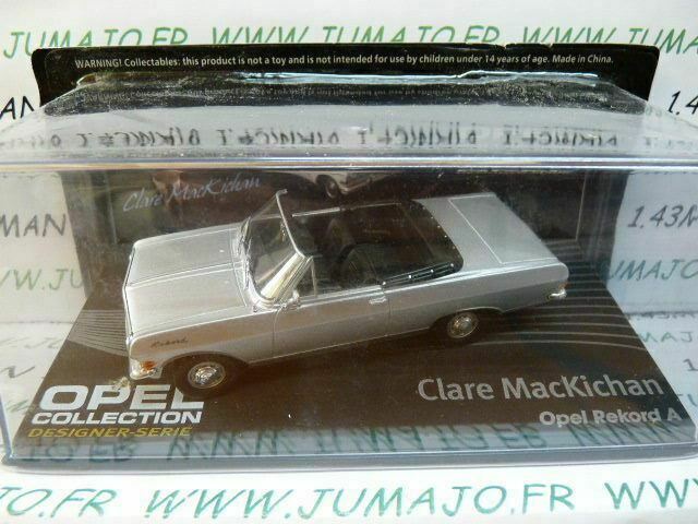 OPE122 voiture 1/43 IXO designer serie OPEL collection : REKORD A C.MacKichan
