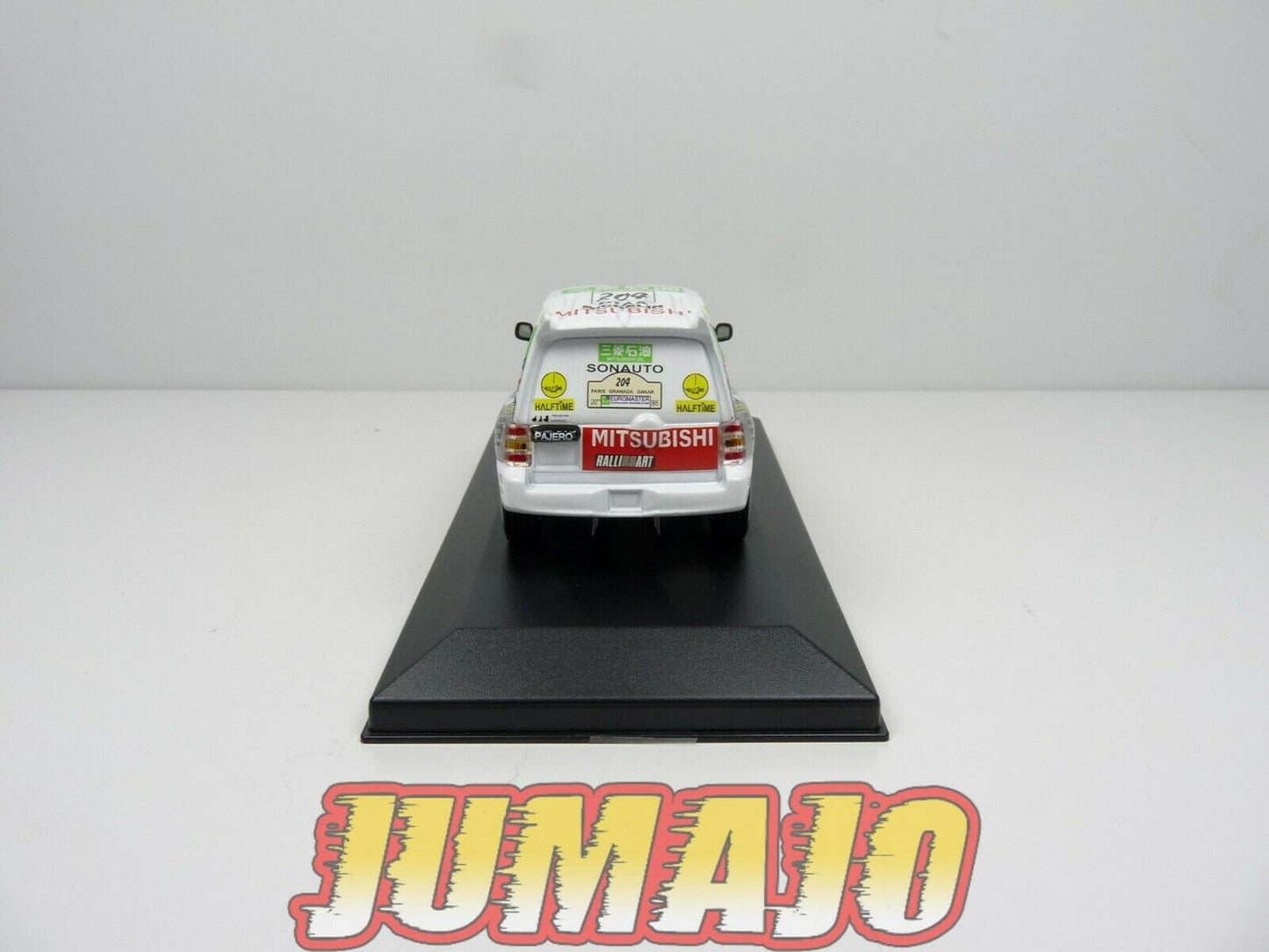 RLY12 VOITURE 1/43 DEL PRADO MITSUBISHI PAJERO 1998 #204 Rallye Paris Dakar