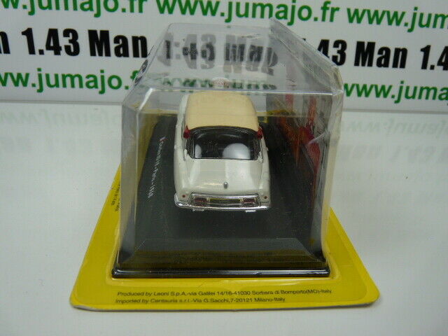 TX4 Voiture 1/43 LEO model TAXIS DU MONDE : CITROEN DS19 - Paris 1968 (France)