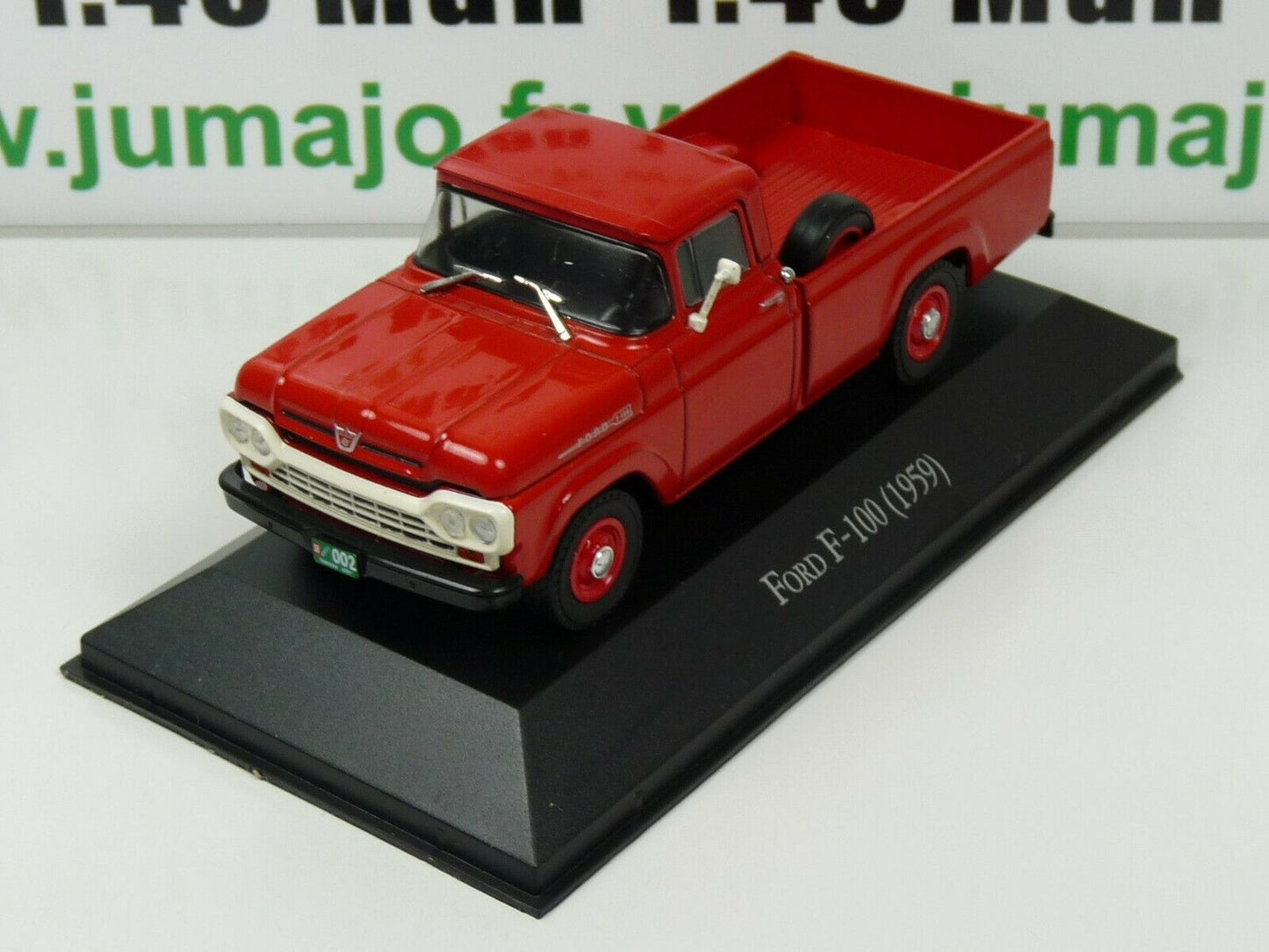 LOT 2 Voiture 1/43 SALVAT Autos Inolvidables : FORD F100 Pick-Up 1959 IKA Baqueano