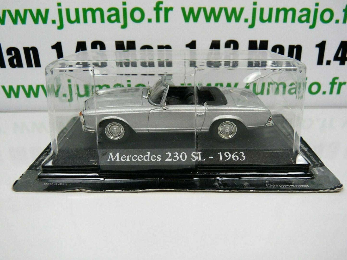 RBA4 voiture 1/43 RBA Italie IXO : MERCEDES 230 SL 1963 Pagode