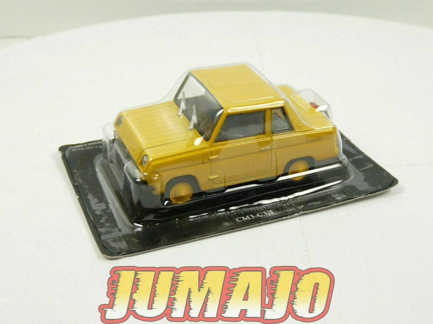 RUS30 Voiture1/43 IXO déagostini RUSSE URSS : SMZ S-3D cyclecar SeAZ