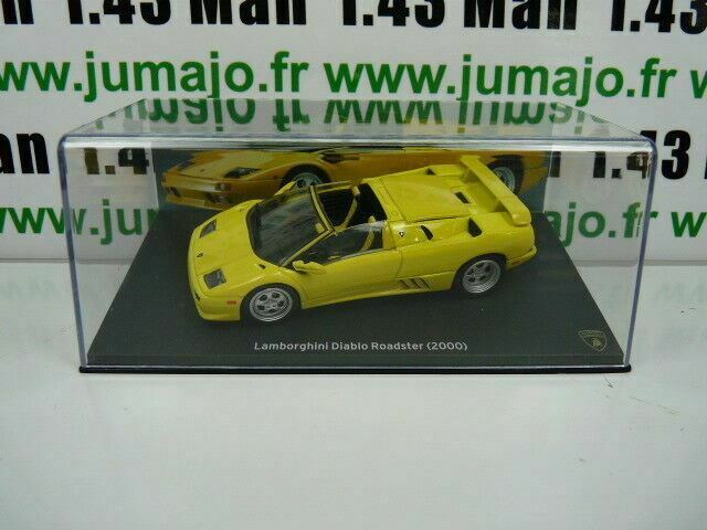 LB401 voiture 1/43 IXO LAMBORGHINI DIABLO Roadster 2000 jaune