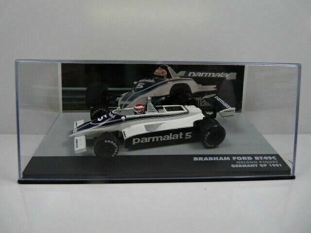 FOR14 eaglemoss 1/43 F1 BRESIL Formule 1 BRABHAM FORD BT49C N.PIQUET 1981