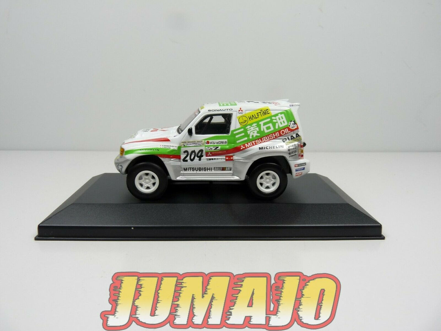 RLY12 VOITURE 1/43 DEL PRADO MITSUBISHI PAJERO 1998 #204 Rallye Paris Dakar