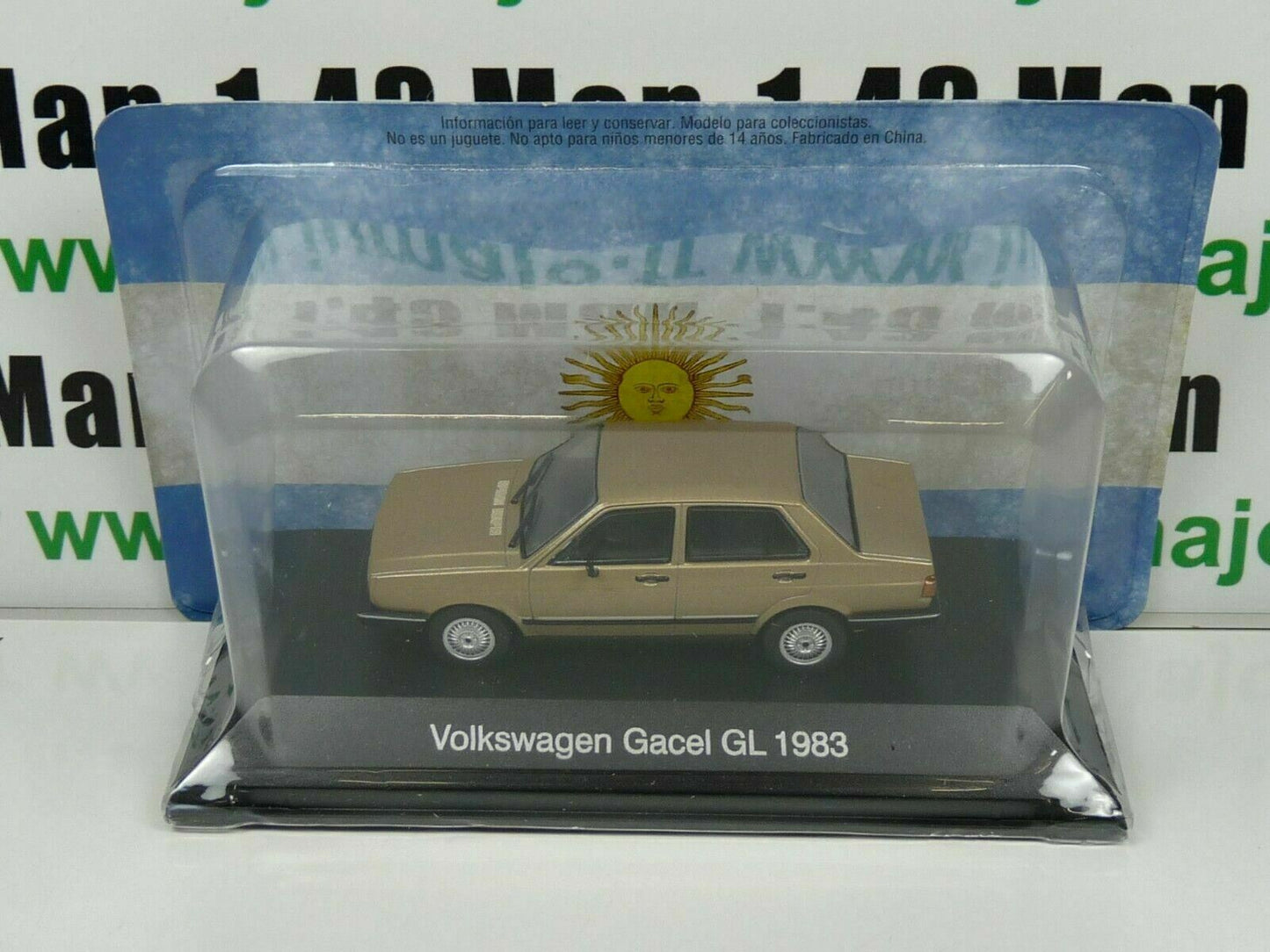 ARG22 Voiture 1/43 SALVAT Autos Inolvidables : VOLKSWAGEN Gacel GL 1983 Voyage