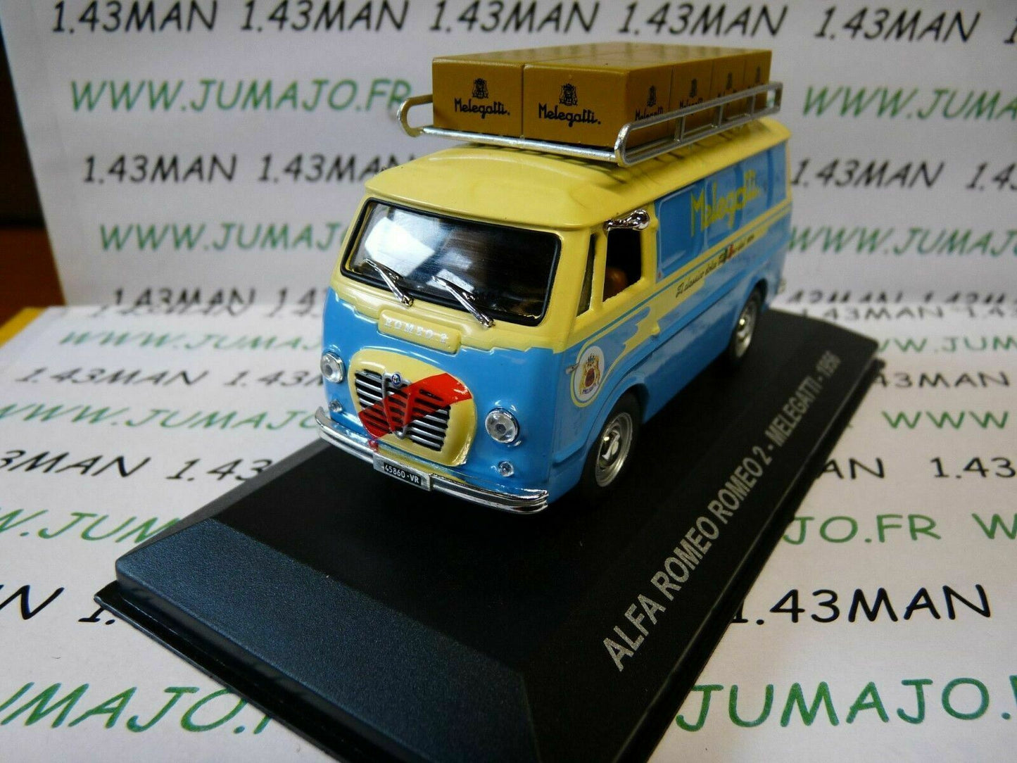 PIT56 1/43 IXO Véhicules d'époque ITALIE : ALFA ROMEO 2 Melegatti 1956 galerie