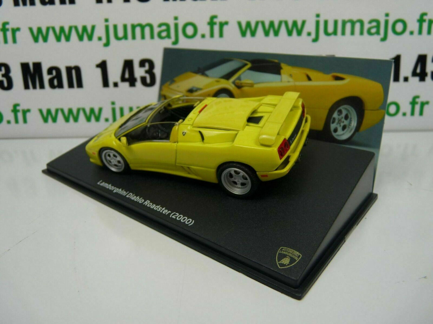 LB401 voiture 1/43 IXO LAMBORGHINI DIABLO Roadster 2000 jaune