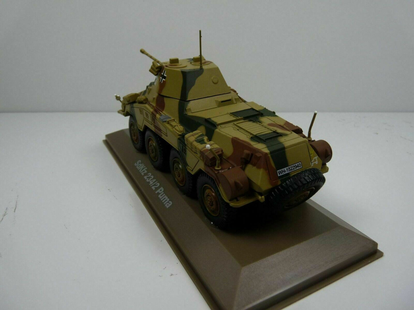 BL4 Atlas IXO 1/43 Blindés WW2 : SdKfz 234/2 Puma blindés lourd 8 roues